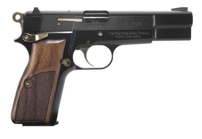 Girsan MC P35 Select 1 9mm 4.625" Barrel 15+1 Round Gloss Black Slide Walnut Grip Gloss Black Frame - $535.99