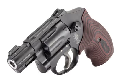 Smith & Wesson 432 Revolver 32 H&R Magnum 1.875" Barrel 6-Round Matte Black Black Cherry - $572.11
