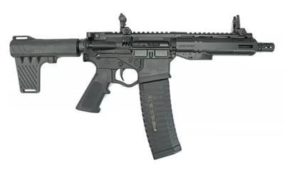 ATI Omni Maxx AR-15 Pistol 7.5" Barrel M-LOK Handguard 60 Round Magazine Flip-up Sights Brace - $339.99