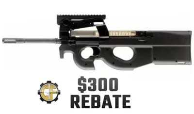 FN PS90 5.7x28mm 16" 50 Rnd Matte Black Synthetic Thumbhole Bullpup Stock, Integrated Muzzle Brake, Vortex Viper Red Dot - $1460.66 price in cart 