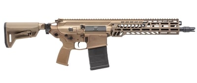 Sig MCX-SPEAR 7.62 NATO SBR 13" Coyote Tele Stock, AL MLOK HG, (1) 20Rnd Mag - $4100.99 