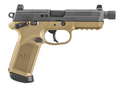 FN FNX-45 Tactical .45 ACP 5.3" Threaded Barrel 15 Rounds Black/Flat Dark Earth - $918.98 