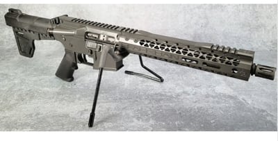 Black Rain SPEC15 HGA 5.56 10.5" Barrel Smoke Cerakote 10" MLOK Slim HG 30RD W/Blade - $785.99