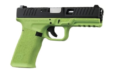 BC-101 BCA Grizzly Window Cut 9mm 9mm Barrel 1:16 Twist 17+1 Capacity-Zombie Green-Stainless Steel-Non-fluted-416R Stainless Steel-Non-Threaded - $299.00