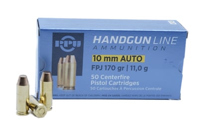 Prvi Partizan (PPU) 10mm Auto 170 Grain FPJ 1000 Rnd - $339.99 