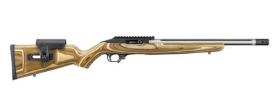 Ruger 10/22 TALO Competition Semi Automatic Rifle 22 LR 16" Fluted Stainless Threaded Barrel Black Frame Brown Adjustable Comb Stock - $908.99 + Free Shipping (Free Shipping on $100+ Orders)