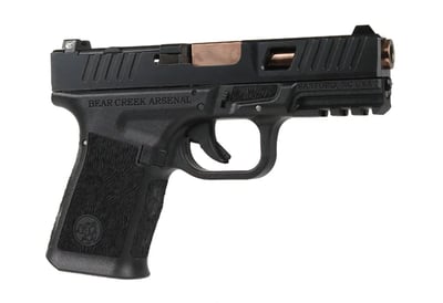 BC-102 BCA Grizzly Compact Window Cut 9mm Rose Gold Titanium Nitride (TiN) Barrel 1:16 Twist 15+1 Capacity - $295
