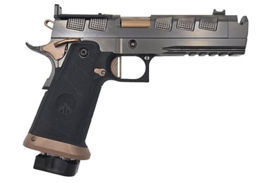 Watchtower Apache Pew View Limited Edition Double Stacked 1911 4.6" 9mm w/ Comp, 1-17RD, 1-21RD Mag - $3599