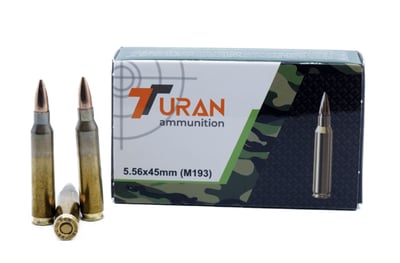 Turan M193 5.56x45mm 55 Grain FMJ 750 Rnds - $339.99 + Free Shipping 