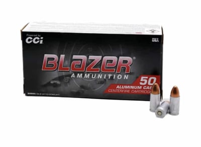 CCI Blazer Aluminum 9mm 124 Grain TMJ 1000 Rnd - $209.99 