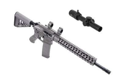 LaRue Tactical Stealth 5.56 AR-15 Rifle - UDE - Keymod - 16" with Primary Arms SLx 1-6x24mm SFP Rifle Scope Gen IV - ACSS Nova Fiber Wire Reticle - $1825 