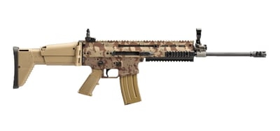 FN America SCAR 16S NRCH 5.56x45mm Semi-Auto Rifle, Flat Dark Earth/Camo - $3099.99 