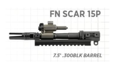 SCAR 15P Accessory Barrel 7.5" .300 BLK - $1238.99 