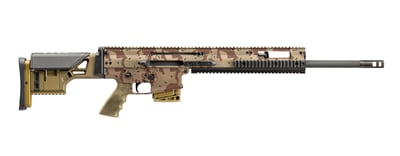 FN SCAR 17S 7.62x51mm 16.25" Barrel Hydro Dipped Chocolate Chip Desert Camo 20rd - $3199.99 