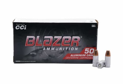 CCI Blazer 9mm 147 Grain TMJ Subsonic Aluminum Case 1000 Rnd - $239.99 
