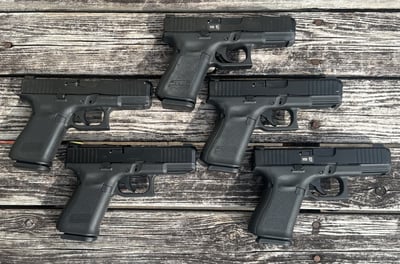 Used Glock 19 G19 Gen 5 9mm Ameriglo Night Sights 15 Round Capacity - $399 