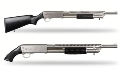 Panzer Arms PA37 12 GA 18.5" Barrel 5-Rounds Walnut Nickel / Black - $278.99 