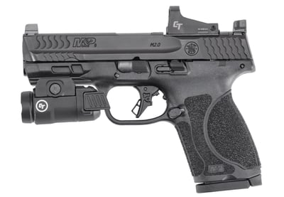 Smith & Wesson M&P2.0 9mm 4" 15rd Pistol w/ Crimson Trace Red Dot & CMR-209 Rail Light Black - $467.25 (FREE Shipping on Firearms)