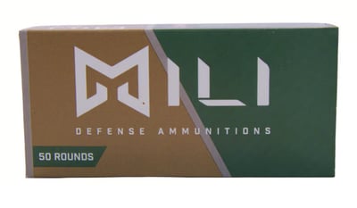 MILI Custom Defense Ammunition 9mm 155gr Subsonic FMJ 50rd - $11.99