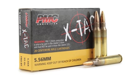 PMC X-TAC 5.56 NATO XM193 55 Gr FMJ 1000 Rnd - $534.99
