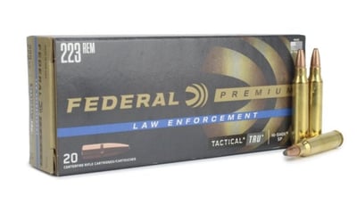 Federal LE Tactical TRU 223 Remington 55 Gr HI-SHOK SP 500 Rnd - $514.99