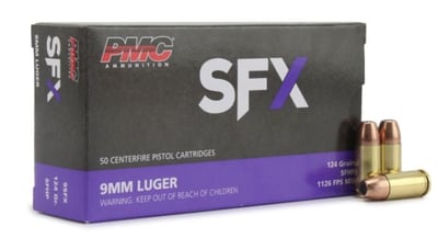 PMC SFX 9mm 124 Gr StarFire Hollow Point 1000 Rnd - $389.89