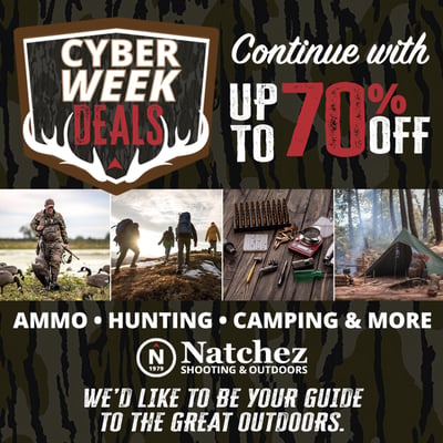 Natchez Shooting & Outdoors Cyber Week Sale