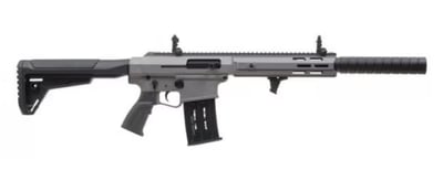 Panzer Arms AR12 PRO-S Semi-Automatic 12 Gauge Shotgun, 18.5" Barrel, 5+1 Capacity, MLOK Handguard, Ambi Controls, Tactical Grey - $369.99 
