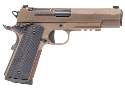 Sig Sauer, 1911 X Series SAO 1911 Full Size 45 ACP 5" Barrel PVD Finish Coyote Optics Ready 8Rnd - $899.99 