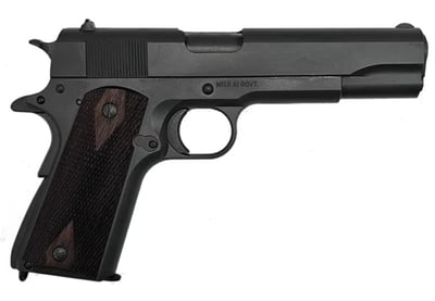 Tisas 1911 Government .45 ACP 5" Barrel 7+1 Capacity, Parkerized Finish with Wood Grips - $299.99 