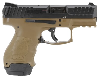 Heckler & Koch VP9SK Subcompact 9mm 3.39" Barrel 1-13 Round 1-10 Round FDE - $599.98 