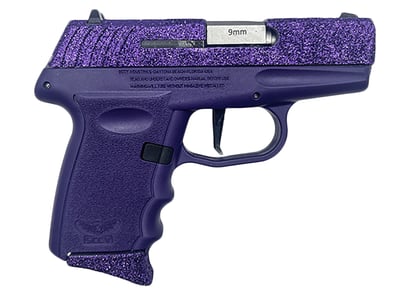 SCCY DVG-1 9mm 3.1" Purple Glitter 10+1 Rnd - $149.99 