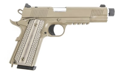 Tisas 1911 Raider FDE OR 45ACP 5" Threaded Barrel 8+1 Rnd - $599.99 (Add to Cart for Price) 