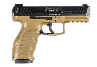 H&K VP9 9mm 4.09" Barrel 3-17 Rnd LE FDE Night Sights - $539.99 
