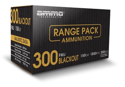 Ammo Inc Signature Rifle .300 BLK Ammo 150gr FMJ 200 Rounds - $124.99