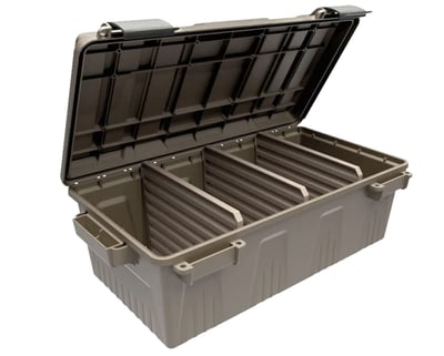MTM ACDC30, Divided Ammo Crate Utility Box, Water- Resistant, Stackable, Snap Latch, USA Made, Dark Earth - $15.46 + FREE Shipping