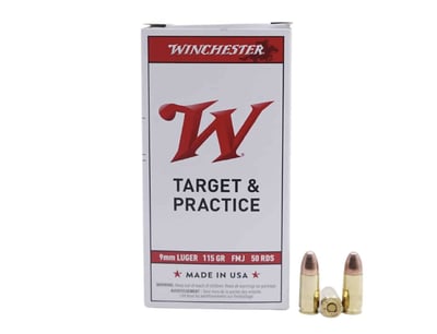 Winchester 9mm 115 Grain FMJ 1000 Rnd - $239.99 + Free Shipping 