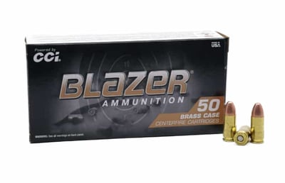 CCI Blazer 9mm 124 Grain FMJ 1000 rounds - $259.99 w/ code GUNDEALS10 + Free Shipping