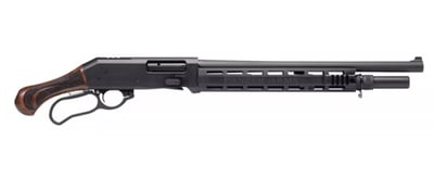 Panzer Arms EG-220 Lever Action Tactical 12 Gauge Shotgun w/ Walnut Stock/Birdshead Grip and Tactical Metal Handguard, 6+1 w/ incl. Ext - $349.99 