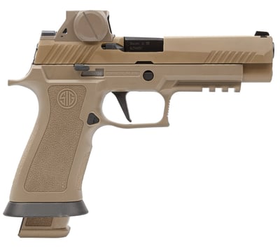 Sig Sauer, P320 M17X, Carry, 9mm, 4.7" Barrel, PVD Finish, Coyote Tan, RomeoM17 Red Dot Sight, 21rd - $1197.99 
