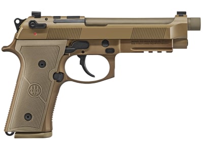 Beretta M9A4 9mm 18+1 Double/Single Action Pistol, Tan, Threaded Barrel, Optic Ready - $908.42 (Email Price) + FREE Shipping