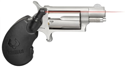 NAA 22 WMR 1.1" 5rd Mini-Revolver w/ Viridian Laser Grips Stainless - $283.63 (FREE Shipping on Firearms)