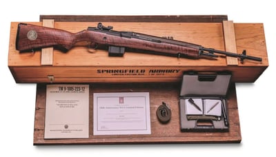 Springfield M1A 50th Anniversary, Semi-auto, .308 Win./7.62 NATO, 22" Barrel, 10+1 Rds. - $2184.99 (Free Shipping over $99)