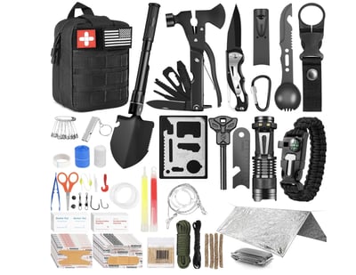 149Pcs Survival Gear First Aid Kit IFAK with Molle System Essential Camping Gear Emergency Medical Supplies - $26.99 + FREE Shipping