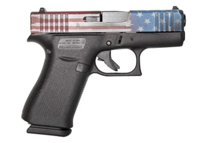 Glock G19 Gen5 4" 9mm 15rd Pistol, American Flag Slide - $499.99 