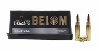 Belom 7.62x39 123 Grain FMJ 480 rounds - $239.99