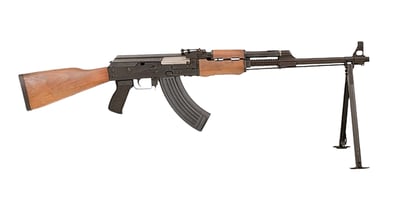 Zastava M72 RPK Rifle 1-30rd Magazine, 1.5mm Receiver, Buldged Trunnion, 21" Ribbed Barrel, Bipod, Wood Stock - $1499.99 