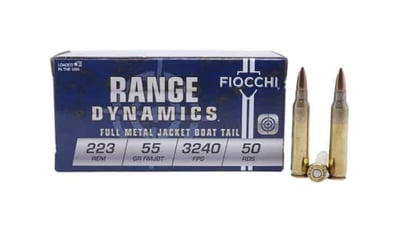 Fiocchi 223 Rem 55 Grain FMJ 1000 Rnd - $445.99 after code: GUNDEALS10 + Free Shipping