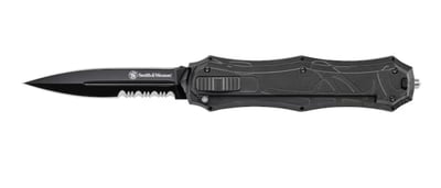 Smith & Wesson Out The Front OTF Assisted Opening Knife 3.6" Spear Point AUS-8 Stainless Steel Blade Aluminum Handle - $32.73 (Free S/H over $99) (Free Shipping on $100+ Orders)