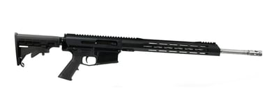 BC-10 .308 Right Side Charging Forged Rifle 20" 416R SS Straight Fluted Heavy Barrel 1:10 Twist Rifle Length Gas System 15" MLOK Split Rail No Magazine - $459.95 